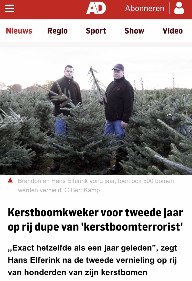 Algemeen Dagblad artikel